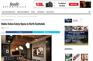 AZ Foothills Taste — Opens in North Scottsdale