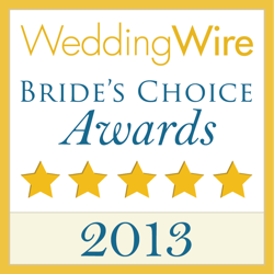 WeddingWire Couples' Choice 2013